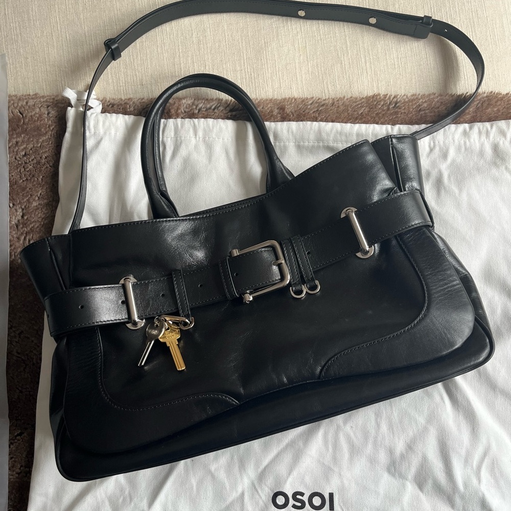 Osoi Brocle Tote Stone Black
